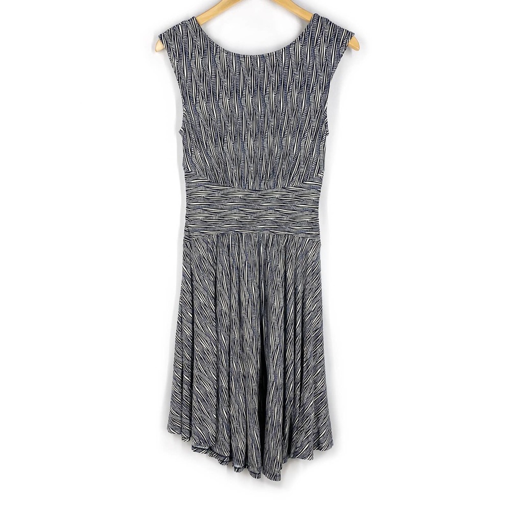 Anthropologie South Shore Dress Blue Sleeveless Flowy Jersey Midi Scoop Back XS